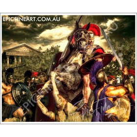 Wall Art Greco-Roman Battle